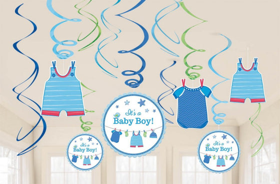 SHOWER WITH LOVE BOY SWIRL VALUE PACK 12pk NIS Traders