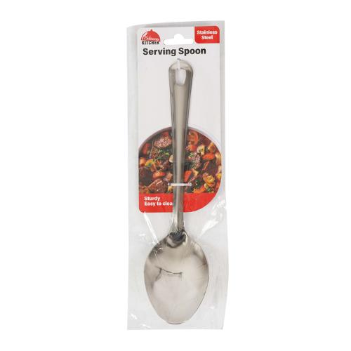 Spoon Serving S steel 1pc NIS Traders