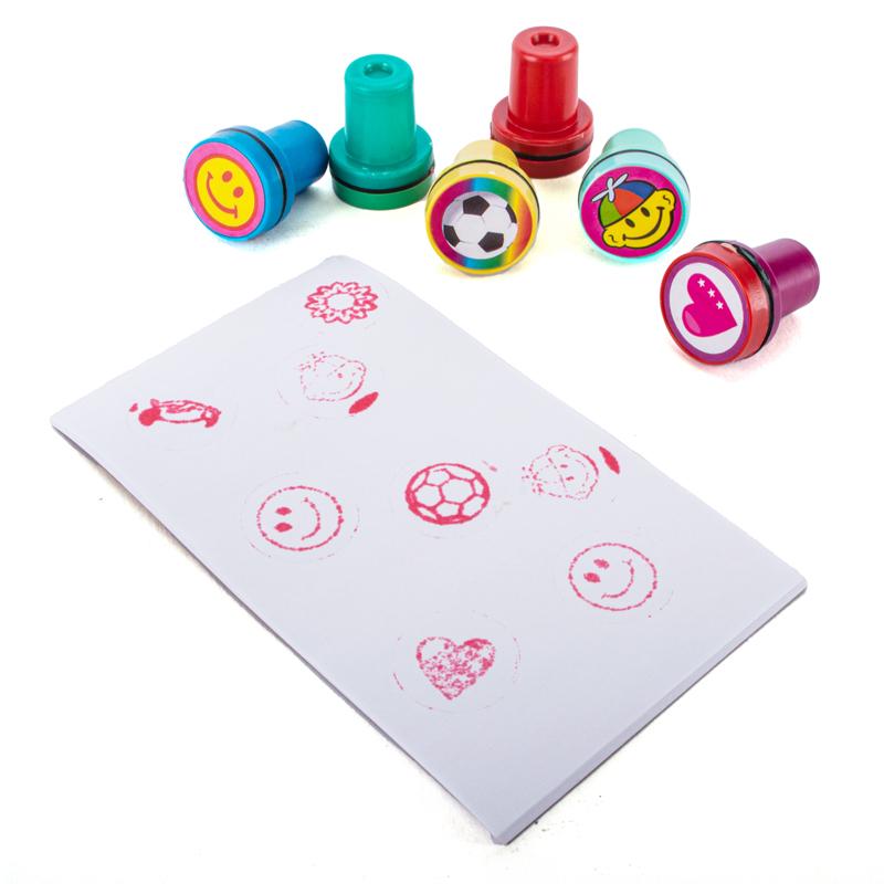 Stamps Party Favour Assorted 6pk NIS Traders