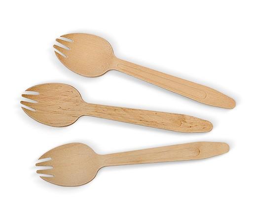 Wooden Spork 100pk