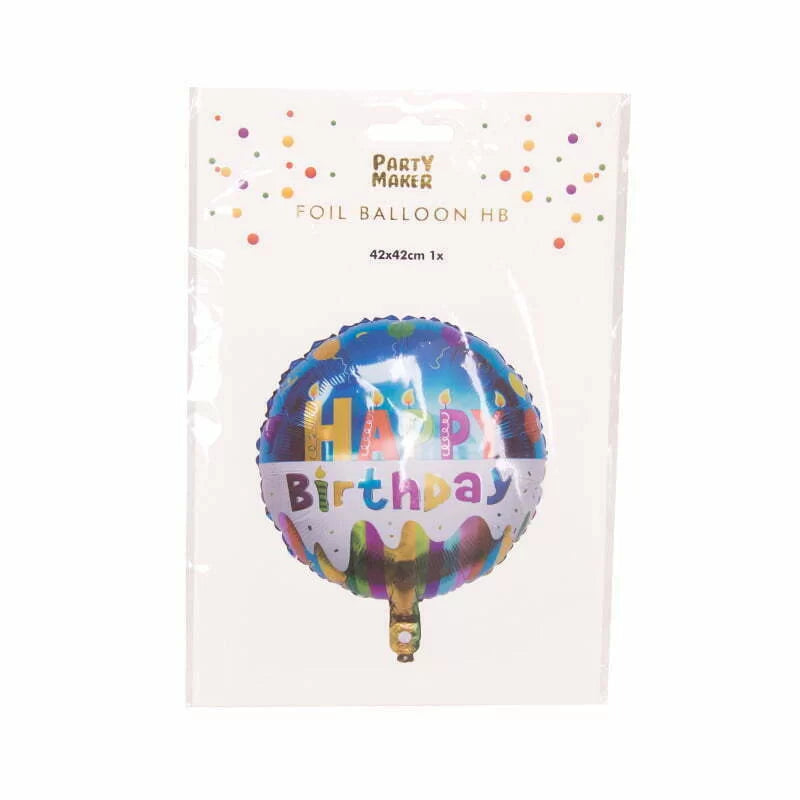 Happy Birthday foil balloon 42cm