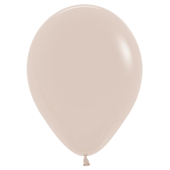 Sempertex Fashion White Sand Latex Balloons 30cm, 100pk