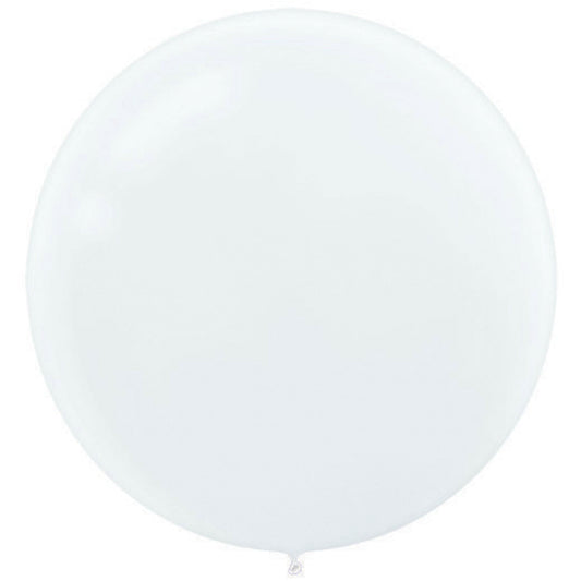 White Latex balloon 60cm Pack of 4