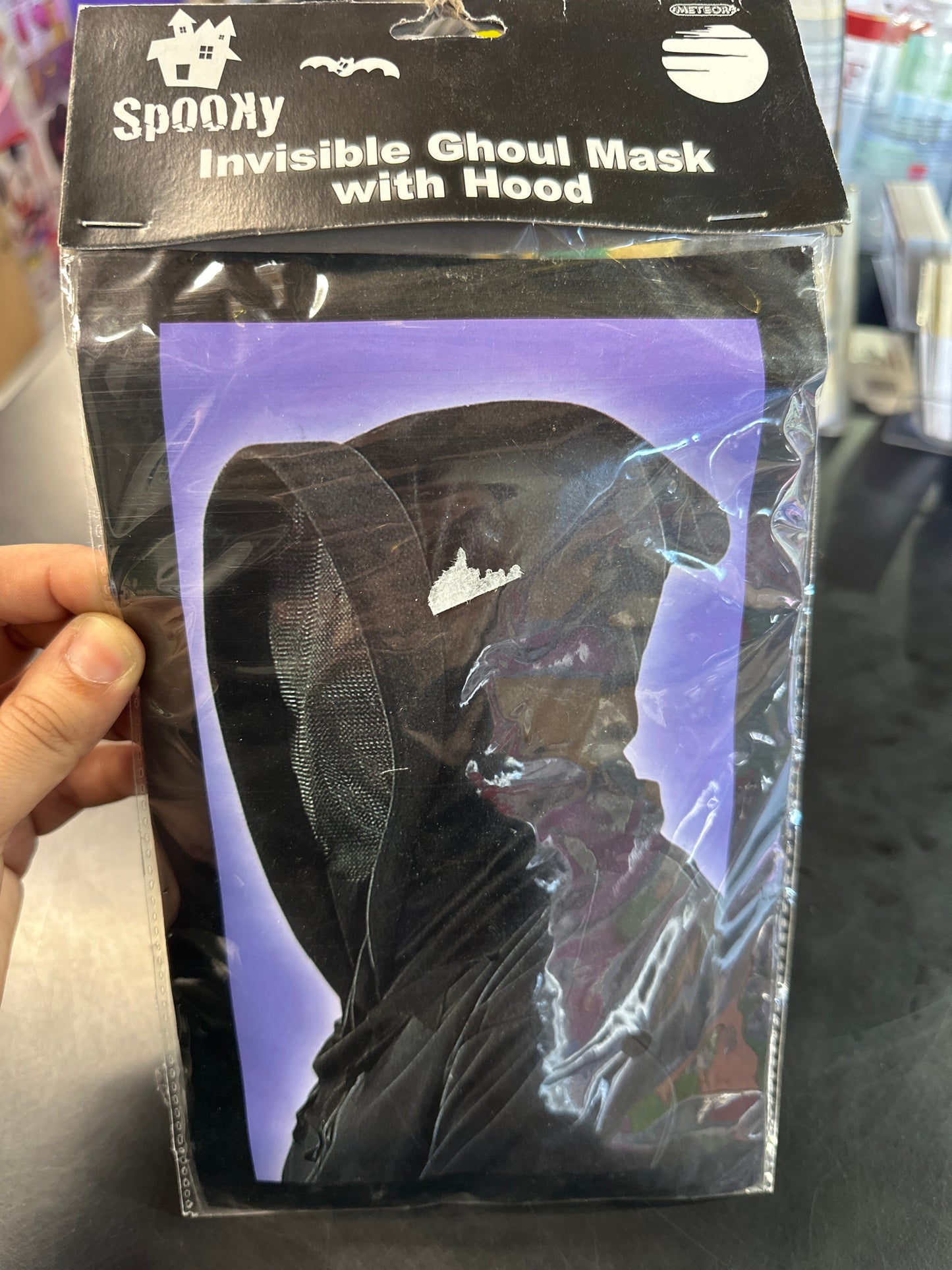 Invisible Ghoul Mask with hood