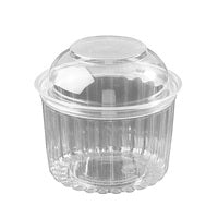 16oz (455ml) Show Bowl Dome lid (50 pk) NIS Packaging & Party Supply