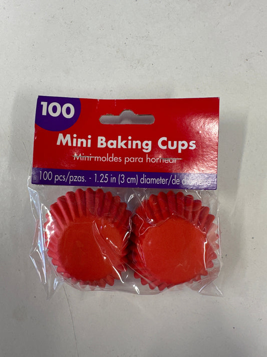 Mini baking cups 100 pk
