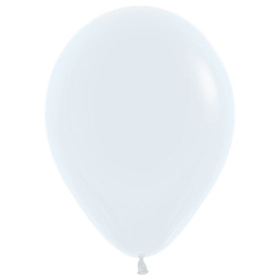Fashion White 12cm/ 5" 50pk Sempertex
