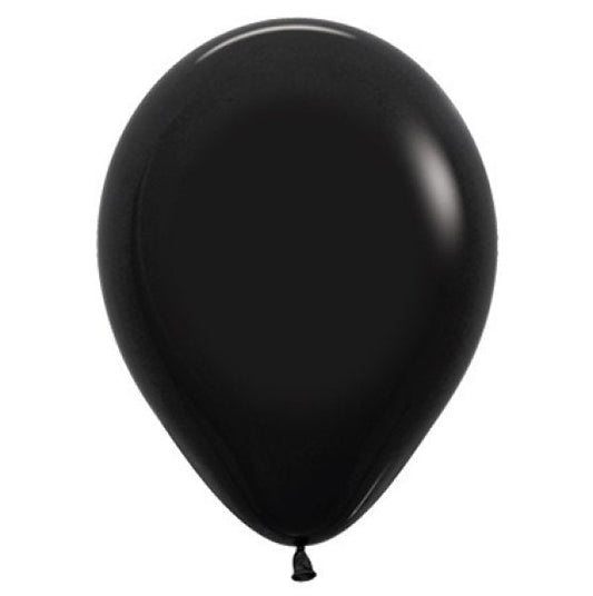 Fashion Black 12cm/ 5" 50pk Sempertex