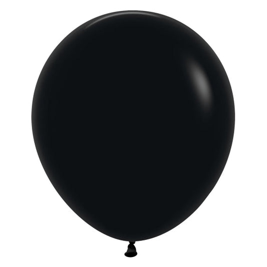 Fasion Black 45cm/18" 6 Pack Sempertex