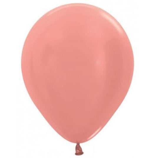 Metallic Rose Gold 12cm/ 5" 50pk Sempertex