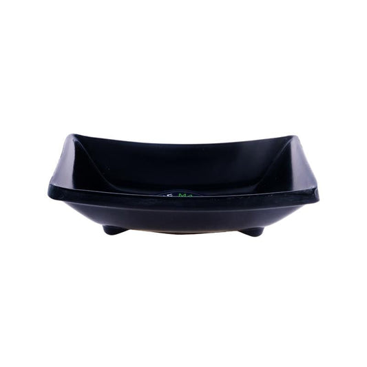 Melamine Sauce Dish Rectangular 8.5cm x 6cm x 2.5cm - Black