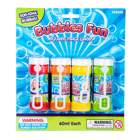 Bubbles 60ml 4pk