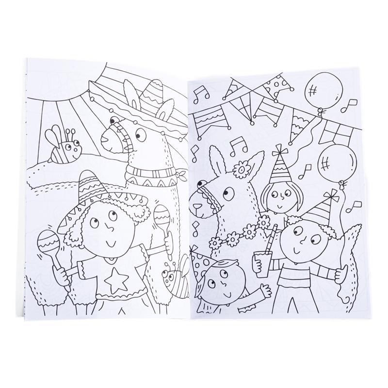 Book Colouring Girl Design 270mm x 197mm 56pg