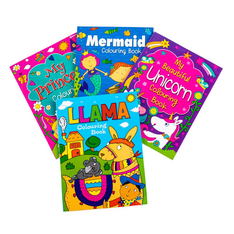 Book Colouring Girl Design 270mm x 197mm 56pg