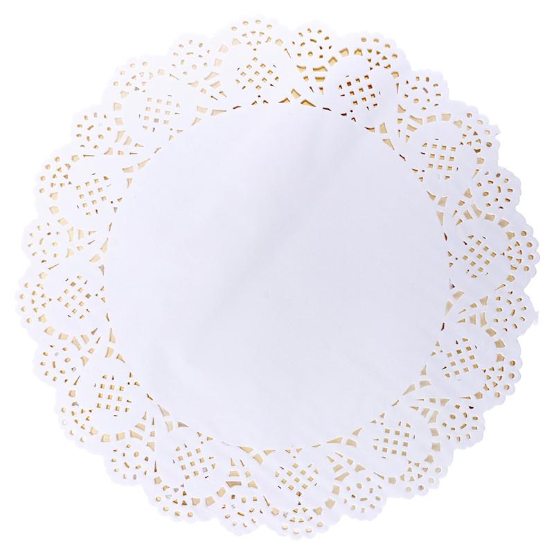 Doilies Round Lace Mat 26cm 36pk
