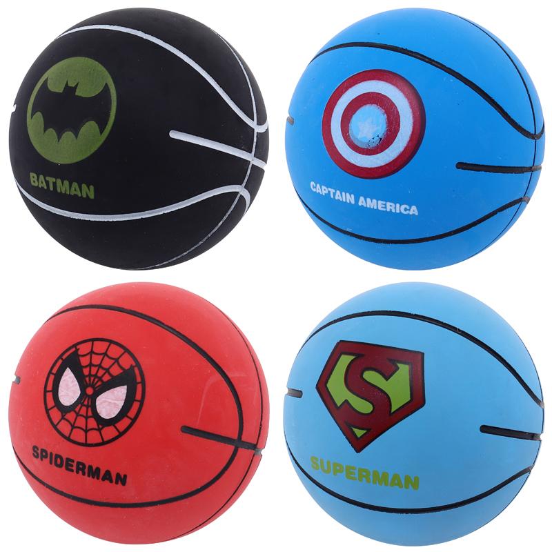 High Bounce Handball Super Hero 6cm 4 Assorted Designs/Colours