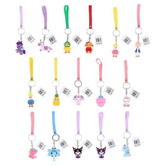 Keychain Girls Novelty Designs 32 Models 1pc