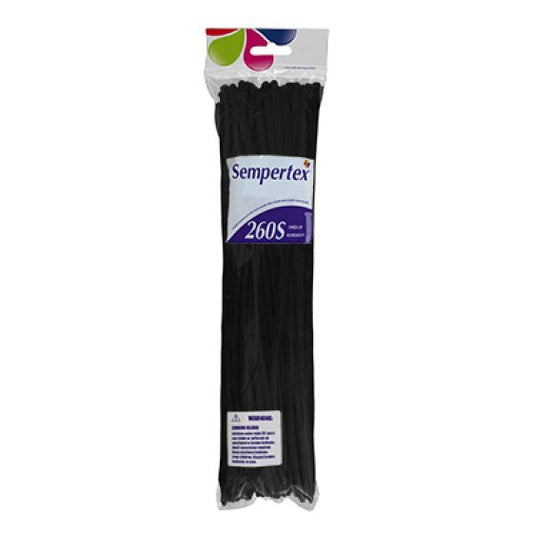 260T Fashion Black Modelling Latex Balloons, 50PK NIS Packaging & Party Supply