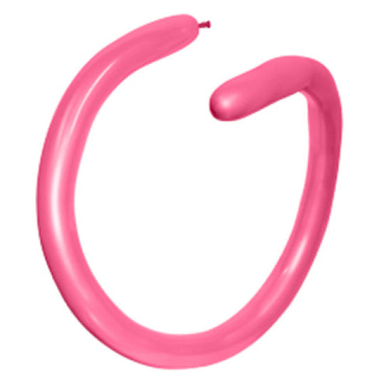 260T Fashion Fuchsia Modelling Latex Balloons, 100PK NIS Packaging & Party Supply