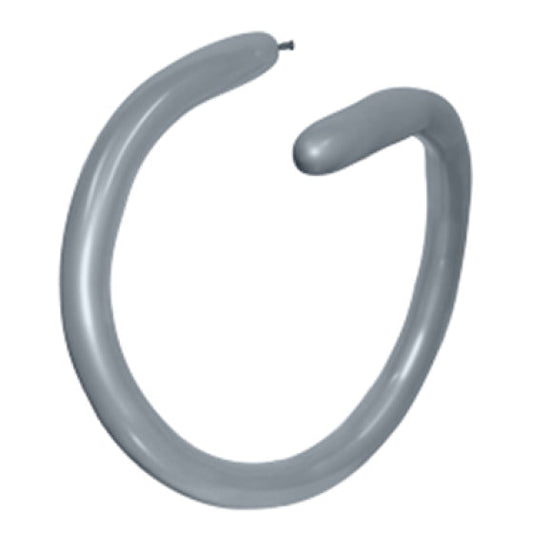 260T Fashion Grey Modelling Latex Balloons, 100PK NIS Packaging & Party Supply