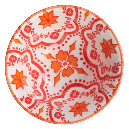 MOROCCAN DECO CERAMIC SERVING BOWL 8.5CM 12 ASSTD 1pc