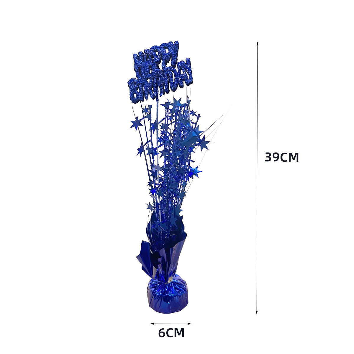 CENTREPIECE HAPPY BIRTHDAY– BLUE 1pc
