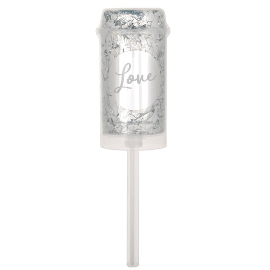Wedding Push Up Confetti Poppers Silver