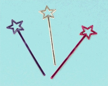Value Pack Favor - Star Wand assorted 12pk