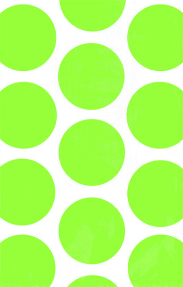 PAPER BAG POLKA DOT KIWI 10pk 18cm x 11cm
