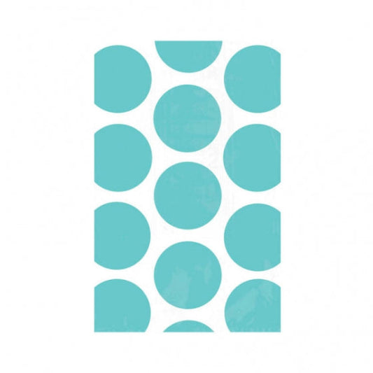 PAPER BAG POLKA DOT ROBIN'S EGG BLUE 10pk
