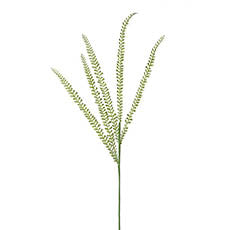 Leaf Spray Metallic Green (88cmH) 1pc
