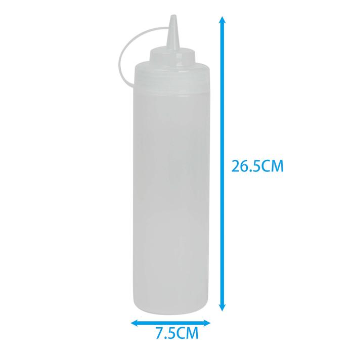 Squeeze Bottle Clear 720ml 1pcs