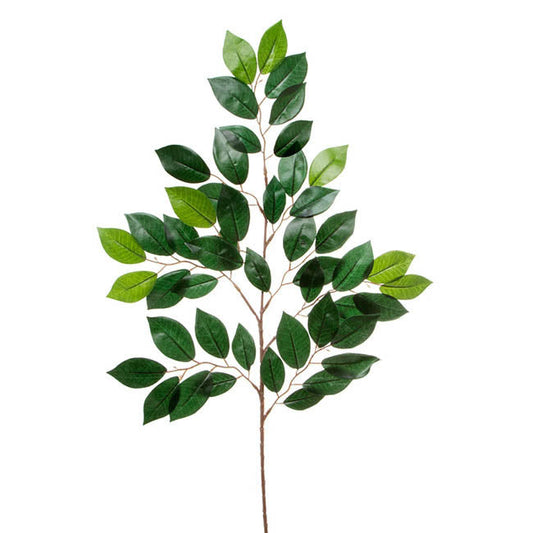 Ficus Leaf Spray 49 Leaves Green (65cmH) 1pc