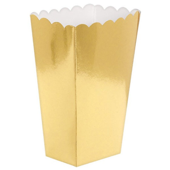 TREAT BOXES SMALL GOLD 5PCS