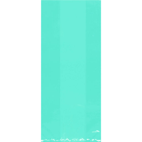 CELLO PARTY BAGS SMALL - CARIBBEAN BLUE 25pk