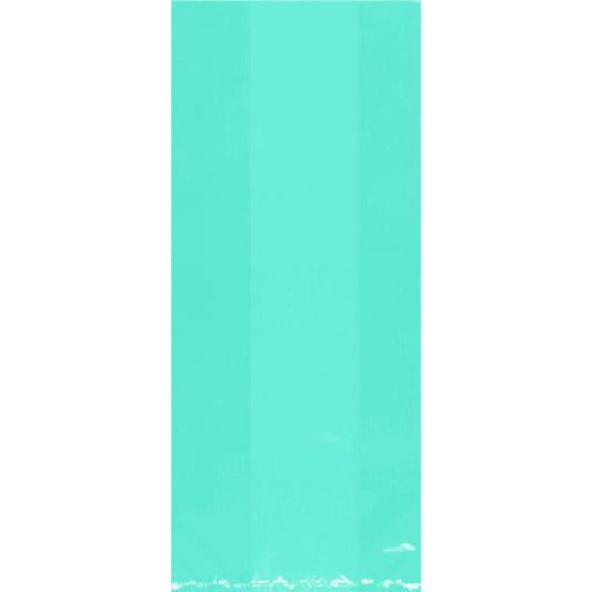 CELLO PARTY BAGS SMALL - CARIBBEAN BLUE 25pk