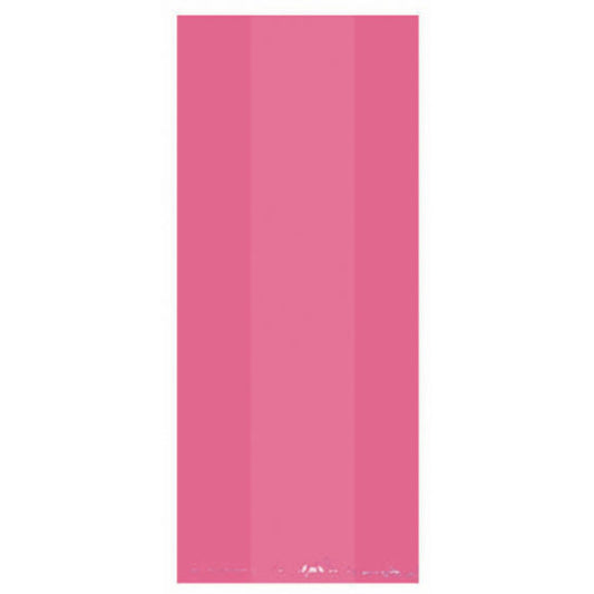 Cello Party Bags Small - Bright Pink 25pk