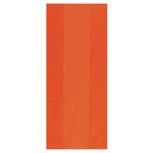 CELLO PARTY BAGS SMALL - ORANGE 25PCS