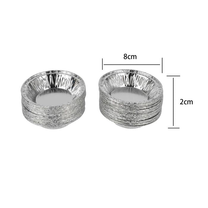 Foil Tart Case 8cm Pk40