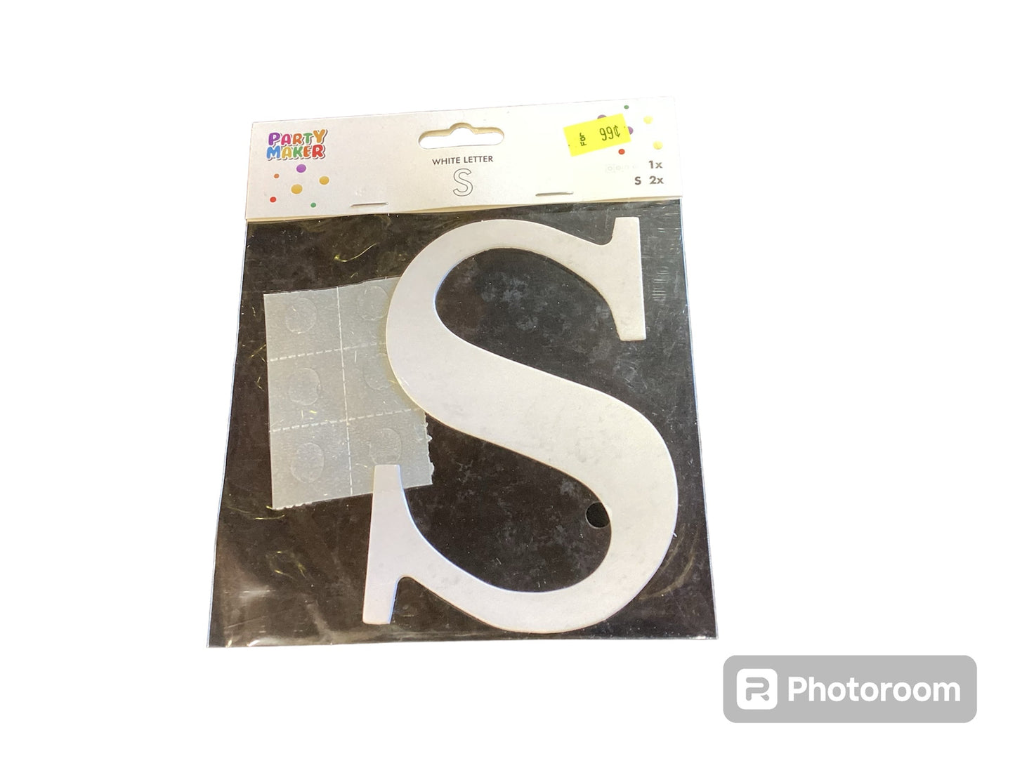 Letter S 2pcs