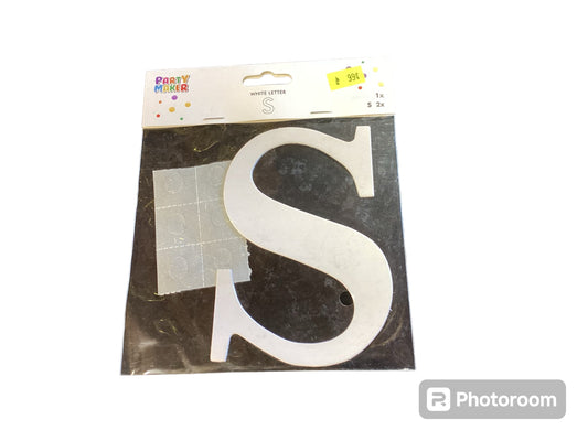 Letter S 2pcs