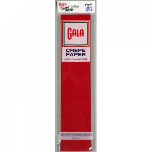 National Red Gala Crepe Paper P1