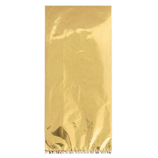 CELLO PARTY BAGS SMALL - GOLD 25pk