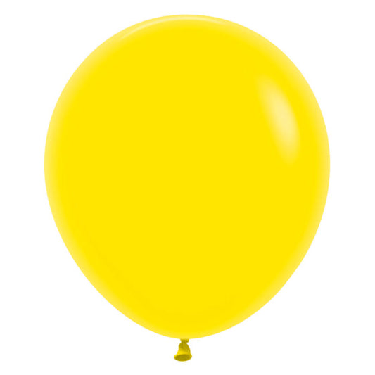 SEMPERTEX 45CM FASHION YELLOW LATEX BALLOONS 020, 6PK