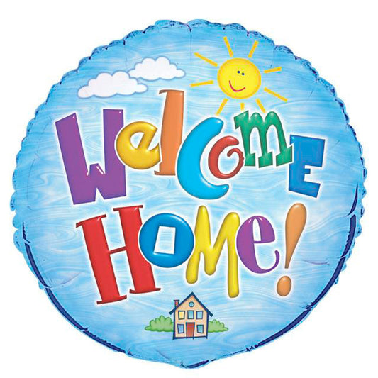 WELCOME HOME 45CM (18") FOIL BALLOON 1pc