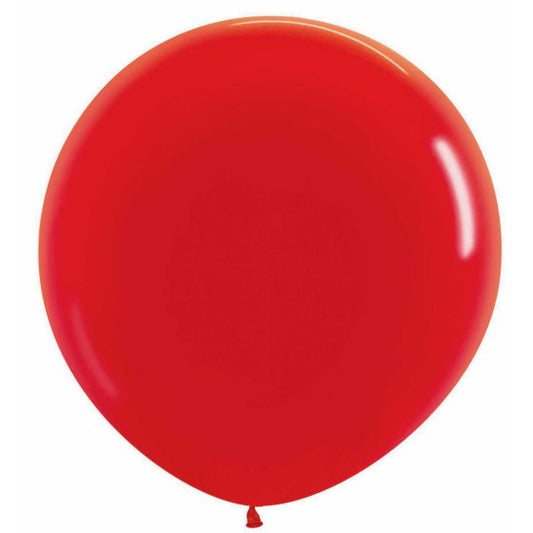 SEMPERTEX 90CM FASHION RED LATEX BALLOONS 015, 3PK