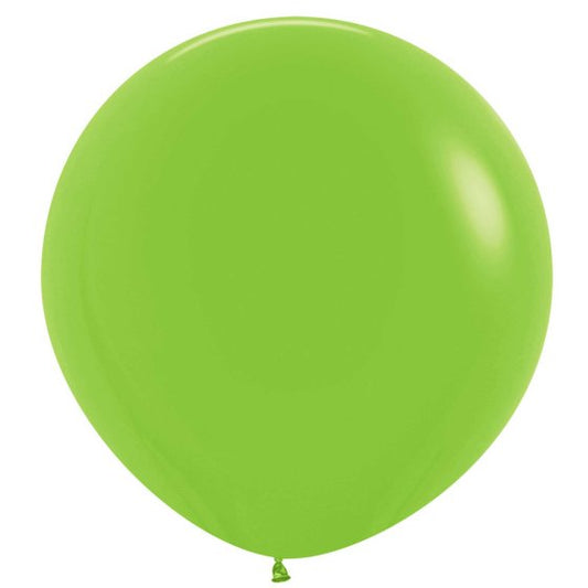 SEMPERTEX 60CM FASHION LIME GREEN LATEX BALLOONS 3PK