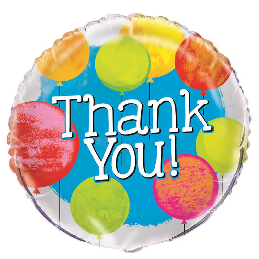 Bright thank You 45cm (18") Foil Balloon 1pc