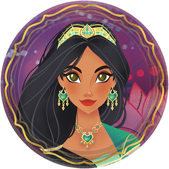 Aladdin 17cm Round Metallic Paper Plates 8pk