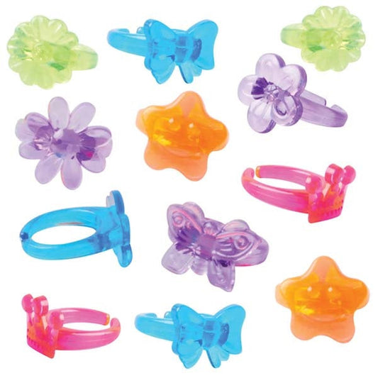 BRIGHT RINGS Kids Party Favour 12pk